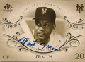Autographed MONTE IRVIN New York Giants 2005 Upper Deck Legendary Cuts