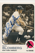 RON BLOOMBERG Autographed 2005 Topps Fan Favorites Card