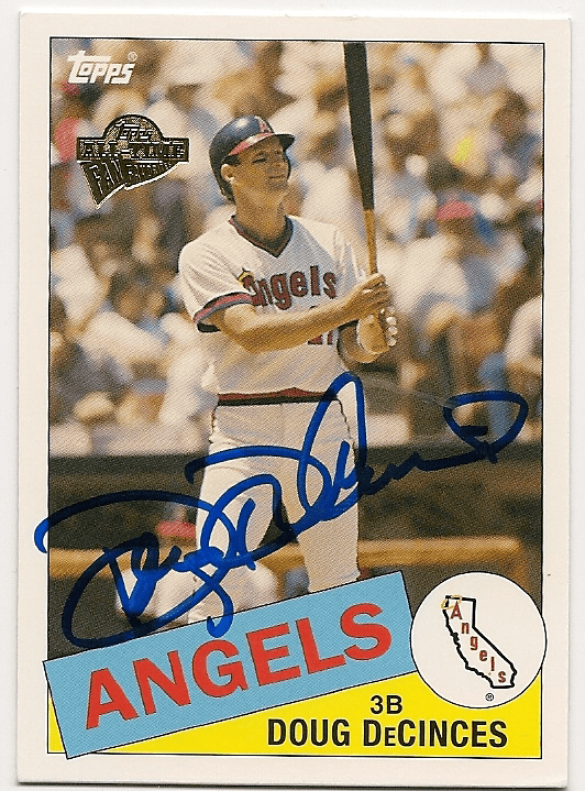 DOUG DECINCES Autographed 2004 Topps Fan Favorites Card