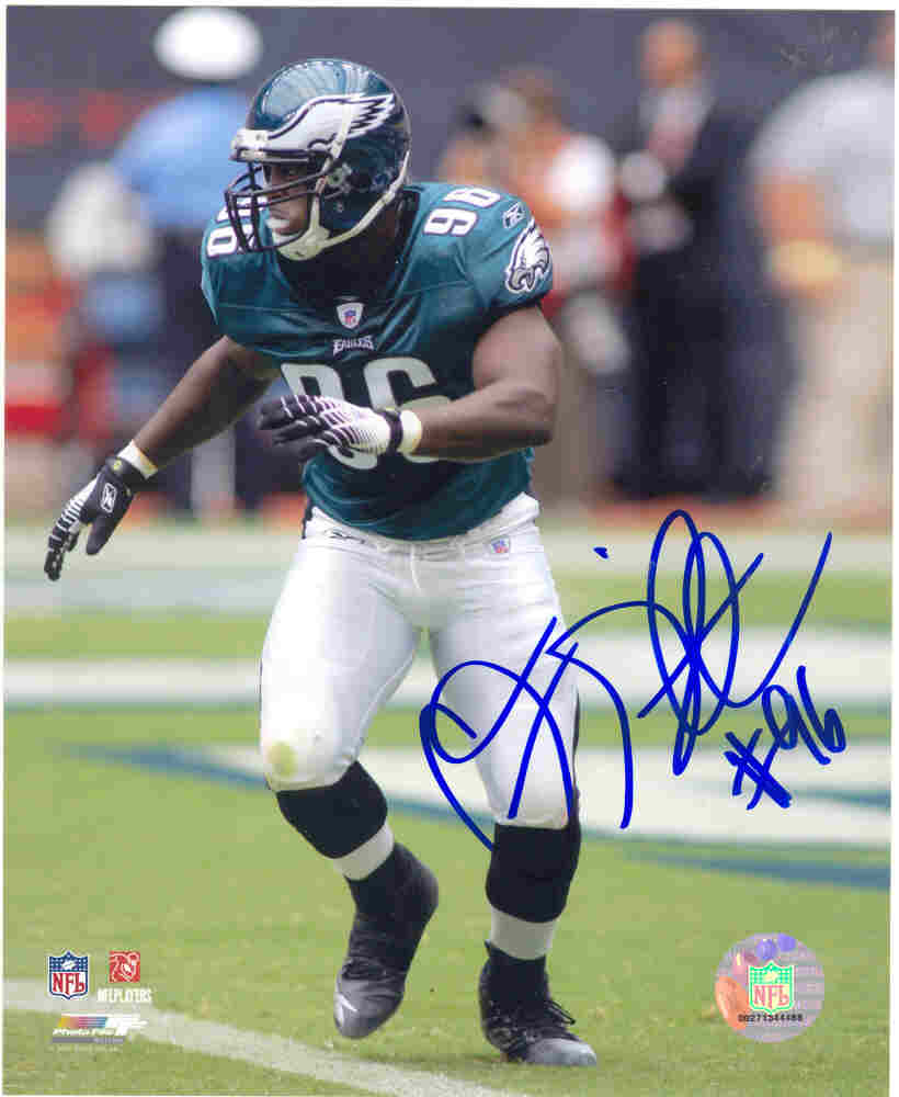 AUTOGRAPHED  OMAR GAITHER 8x10 Philadelphia Eagles Photo
