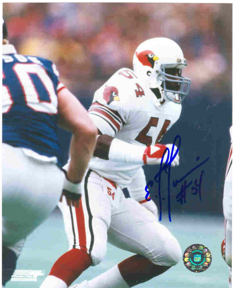 AUTOGRAPHED E.J. JUNIOR 8x10 St.Louis Cardinals Photo