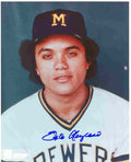AUTOGRAPHED SIXTO LEZCANO 8x10 Milwaukee Brewers Photo