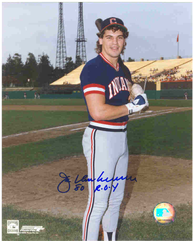 AUTOGRAPHED SIGNED photo JOE CHARBONEAU #2 Cleveland Indians