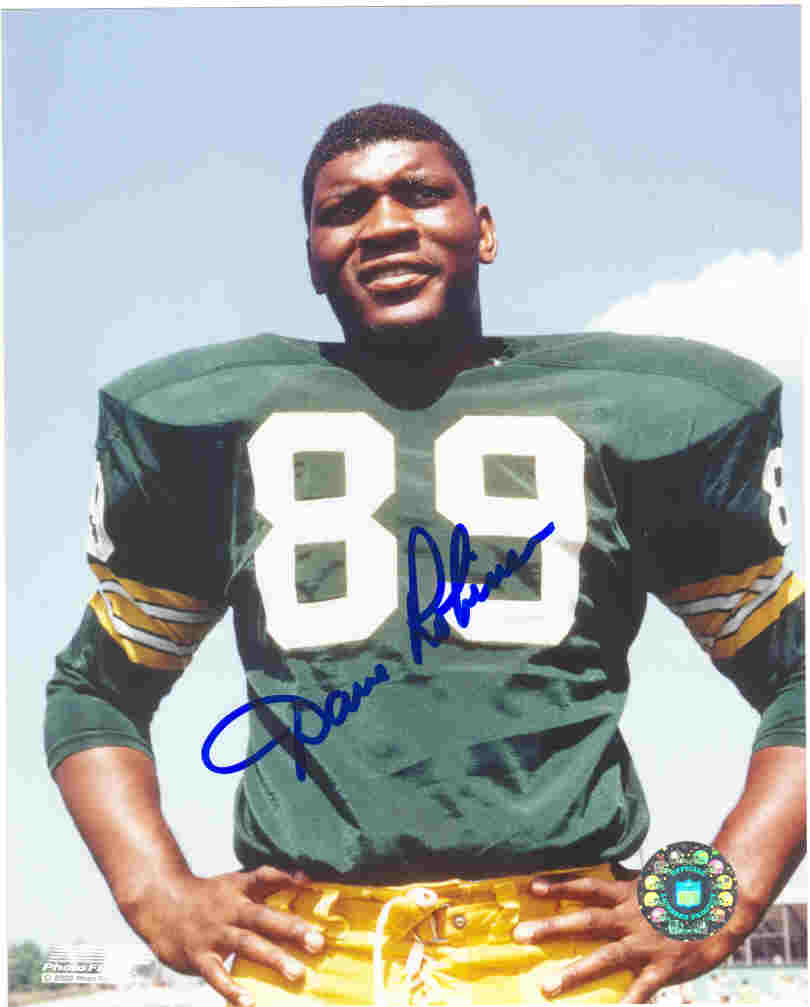 AUTOGRAPHED 8X10 photo DAVE ROBINSON #2 Packers