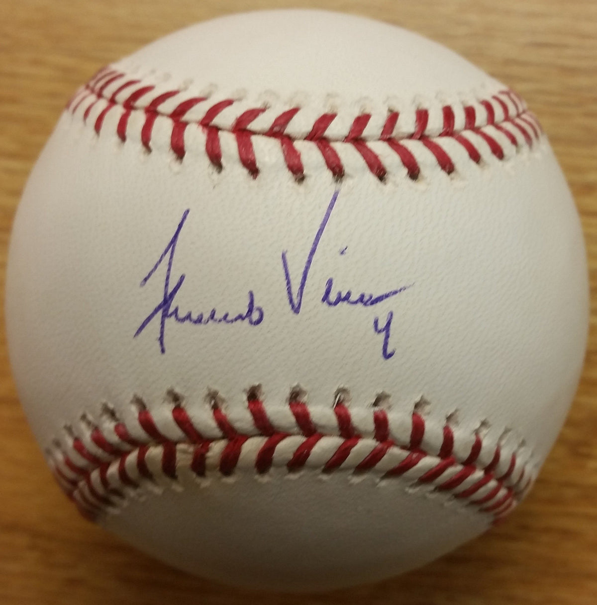 Autograpghed FERNANDO VINA Official Major League Baseball