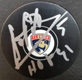 Autographed DENIS POTVIN Florida Panthers Hockey Puck