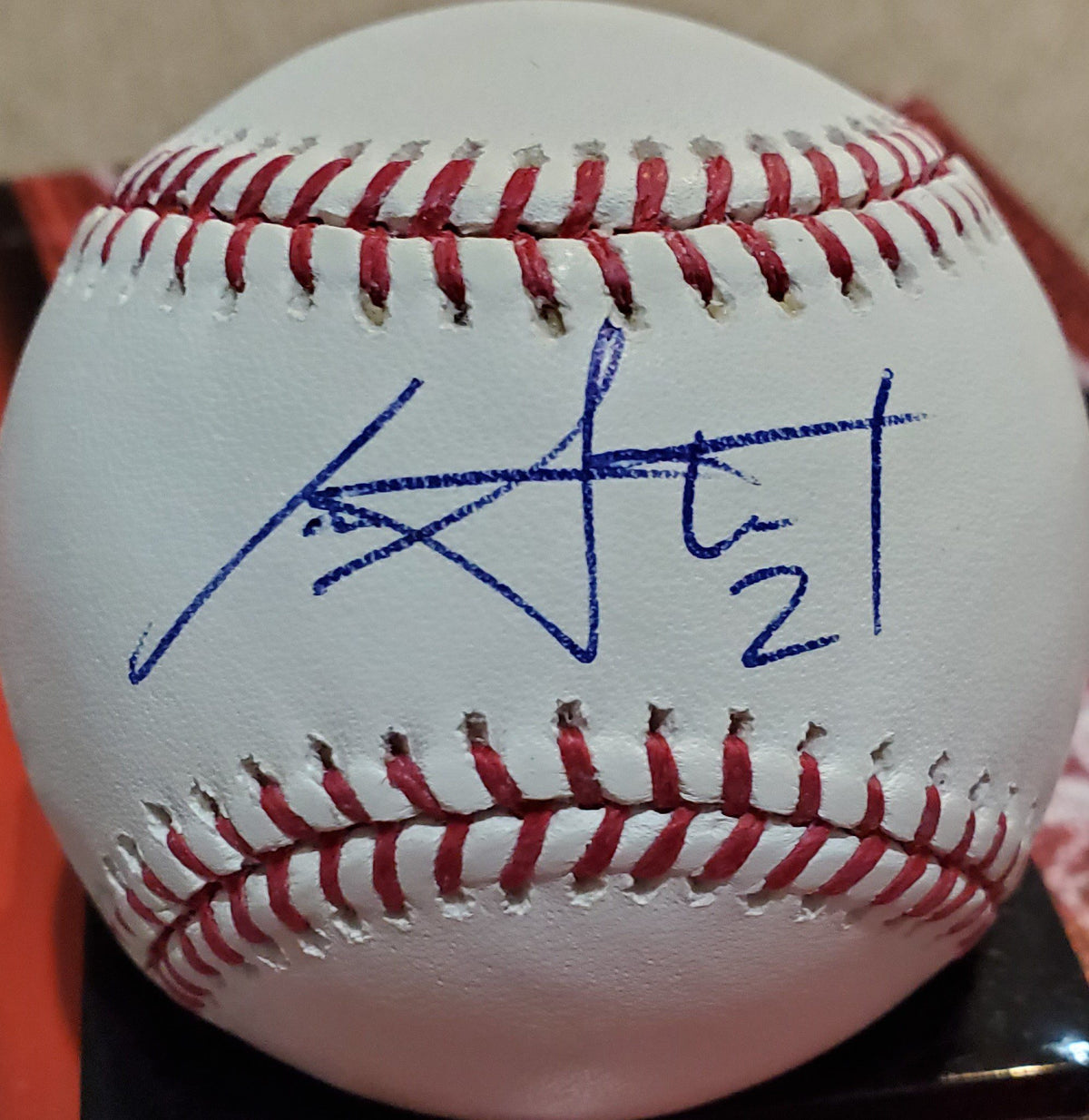 Autographed IAN STEWART Official Major League Baseball