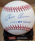Autographed BILLY PIERCE Official Major League Baseball