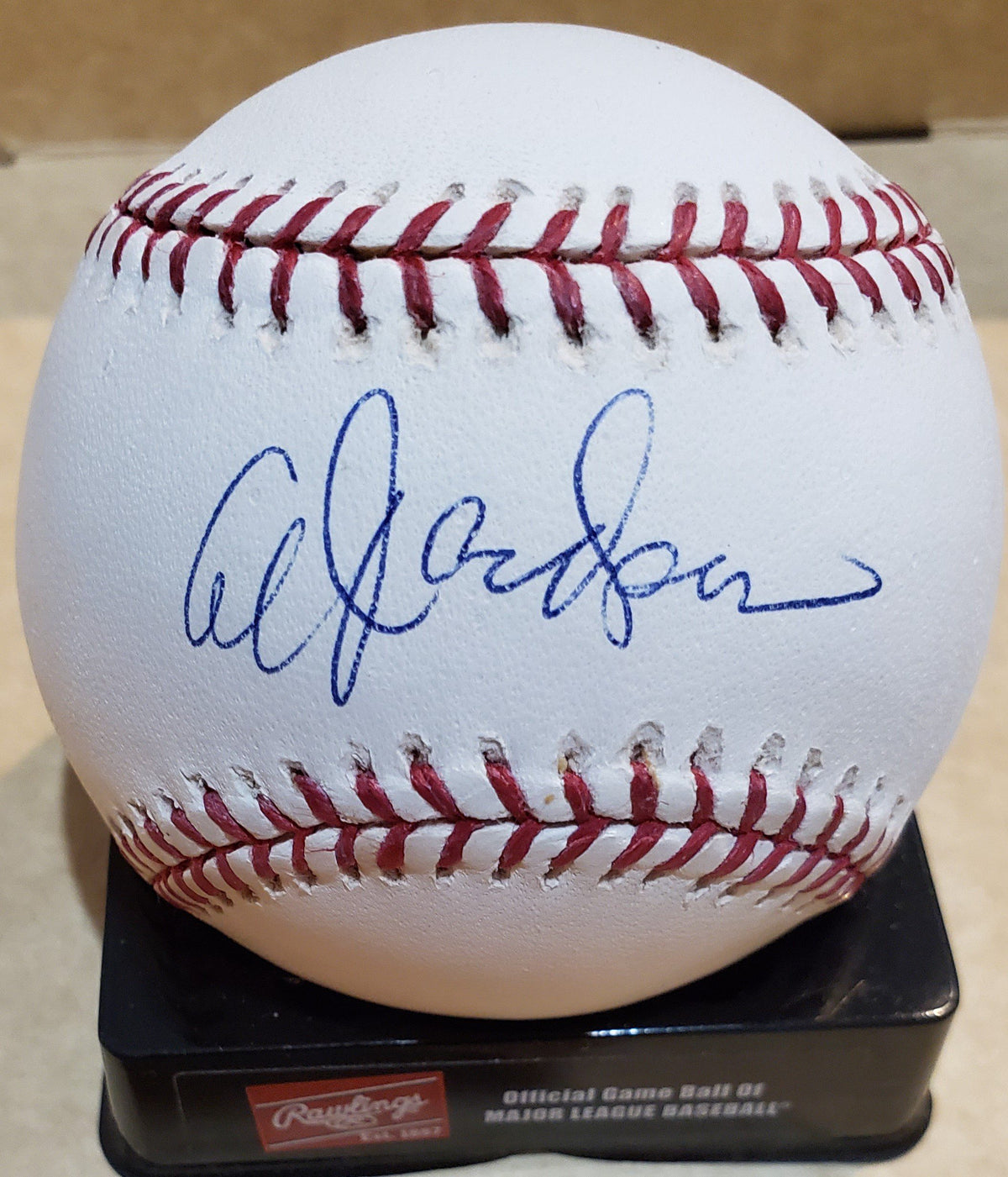 Autographed AL JACKSON Official Major League Baseball