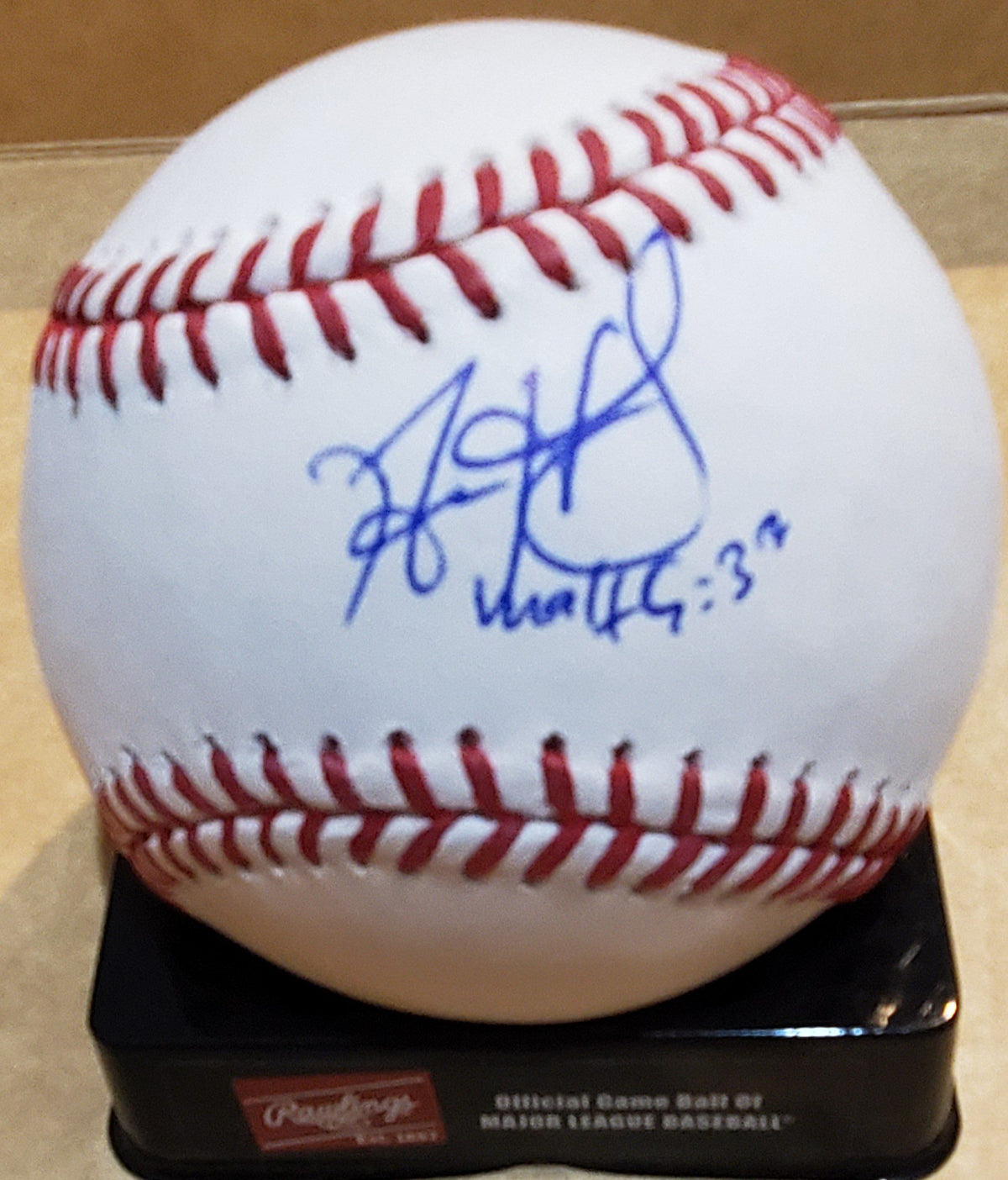 Autographed NICK HUNDLEY Official Major League Baseball