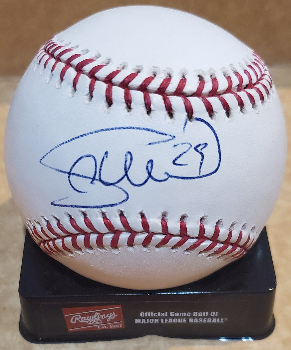 Autographed SHEA HILLENBRAND Official Major League Baseball