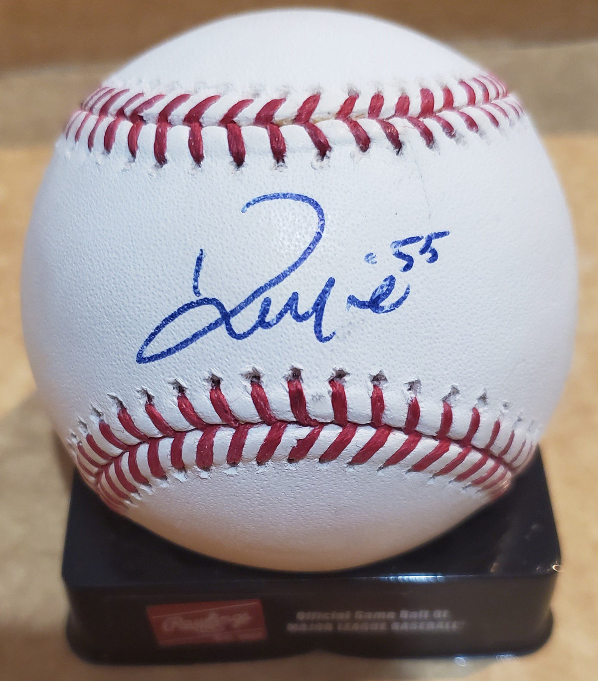 Autographed KOYIE HILL Official Major League Baseball