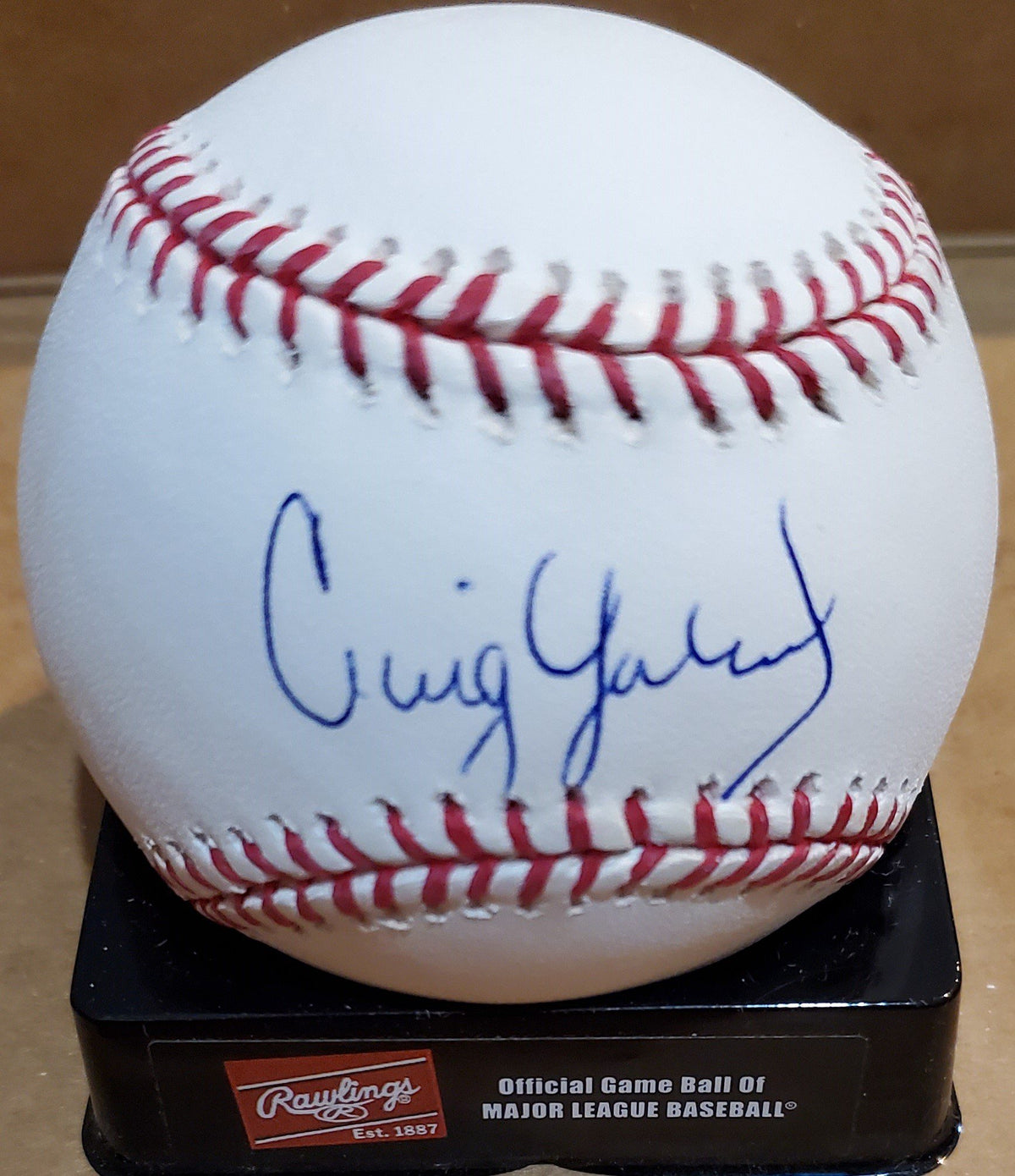 Autographed CRAIG GREBECK Official Major League Baseball