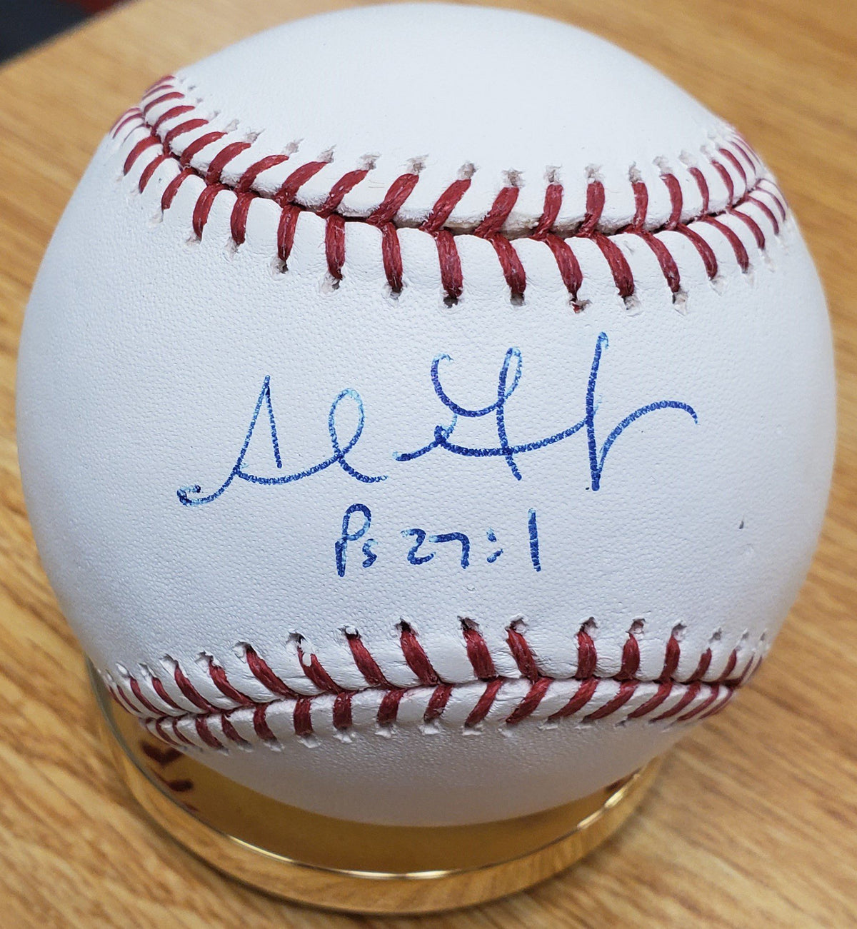 ADRIAN GONZALEZ Autographed Official Major League Baseball