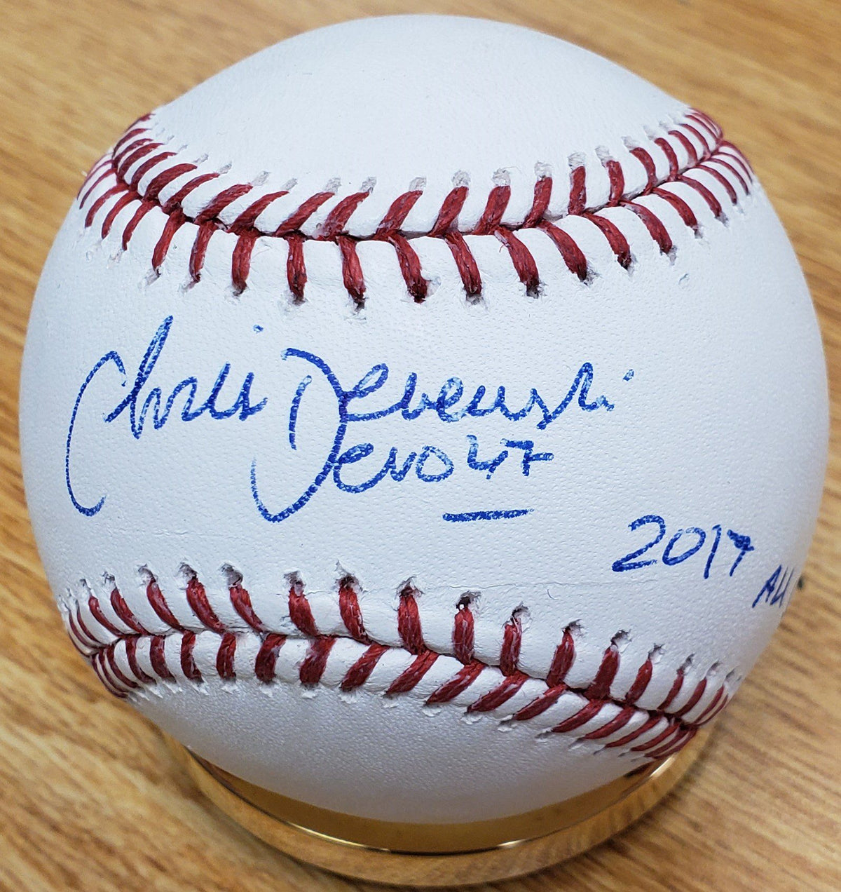 Autographed CHRIS DEVENSKI "2017 All Star" Official Major League Baseball