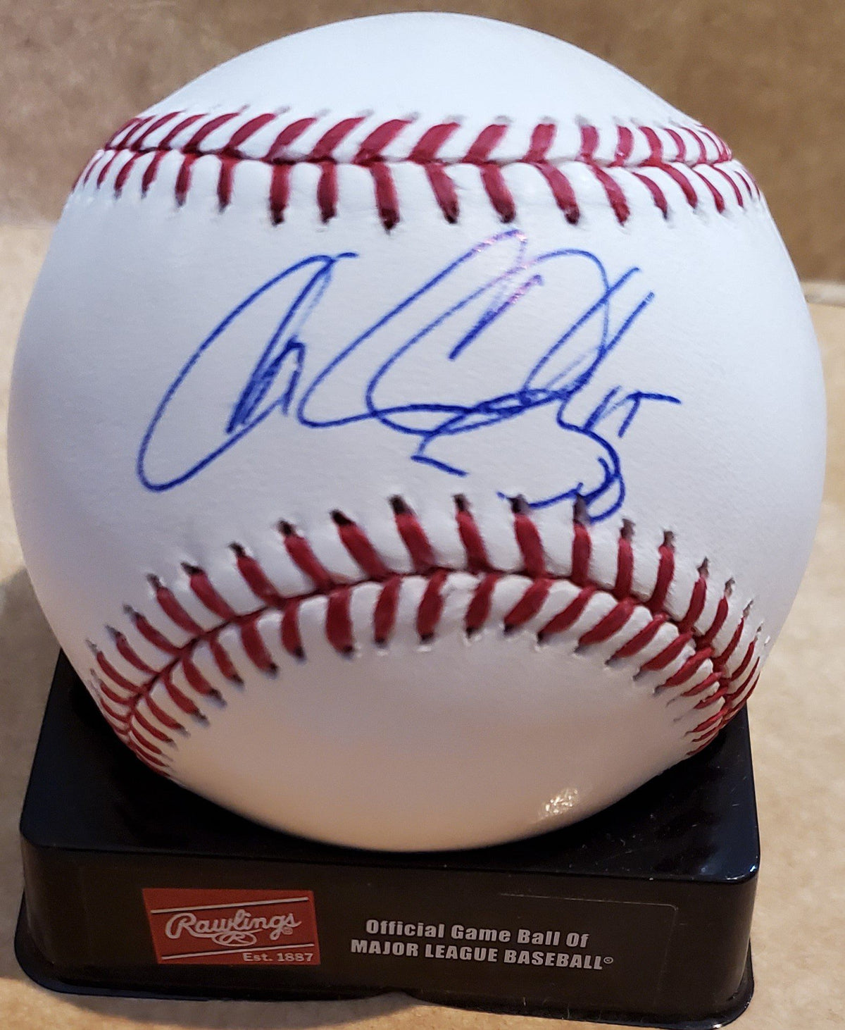 Autographed CHRIS COLABELLO Official Major League Baseball