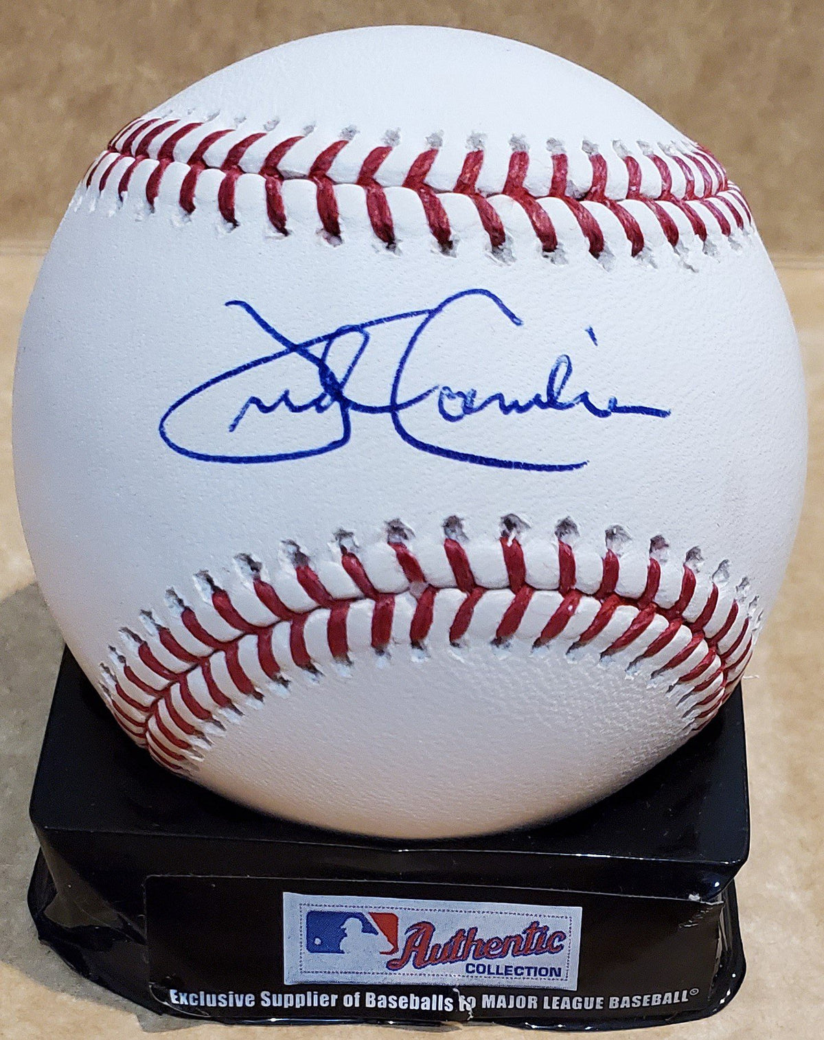 Autographed FRED CAMBRIA Rawlings Official Major League Baseball