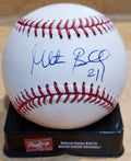 Autographed MILTON BRADLEY Rawlings Official Major League Baseball