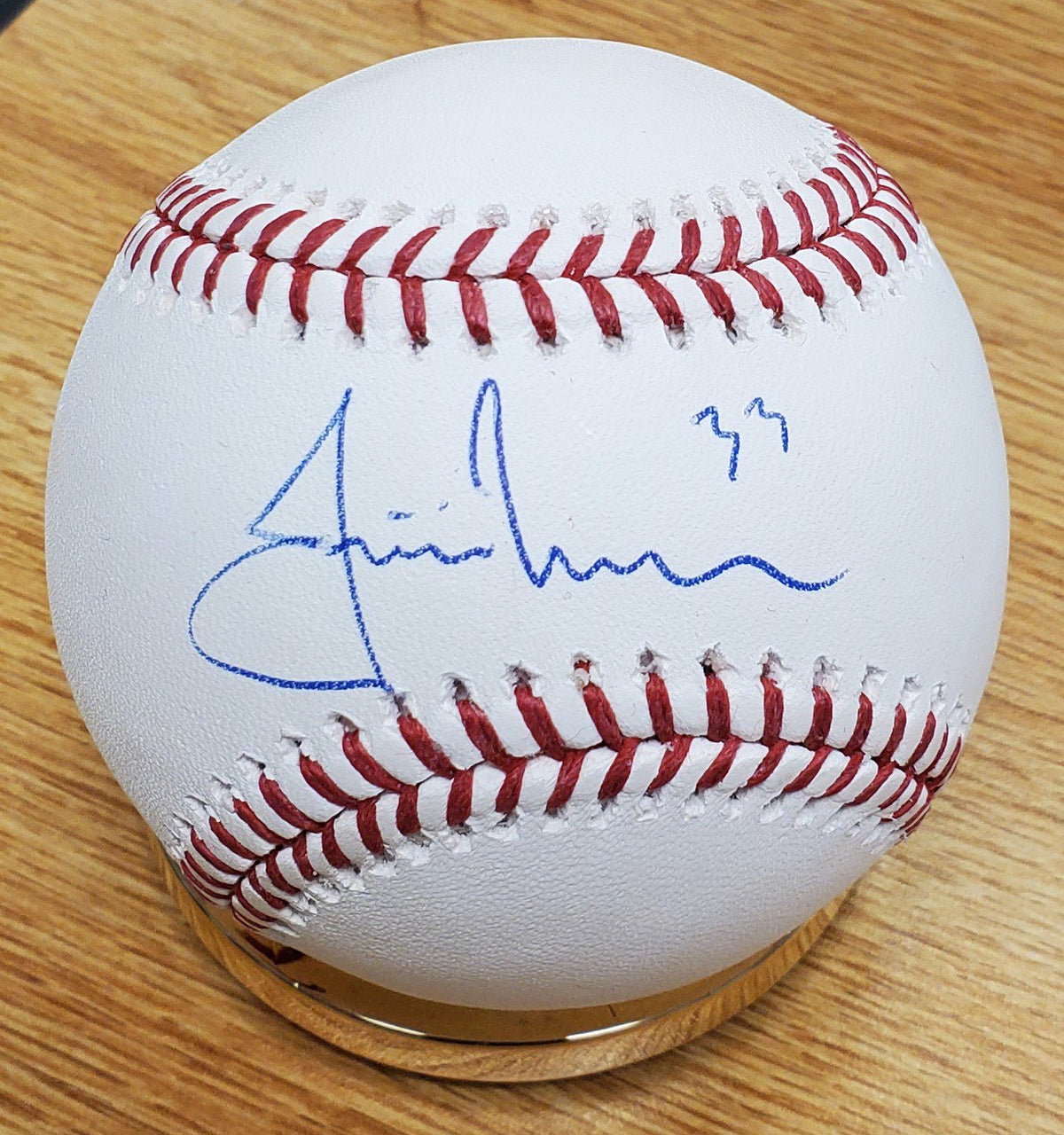 Justin Morneau Autographed Official Major League Baseball