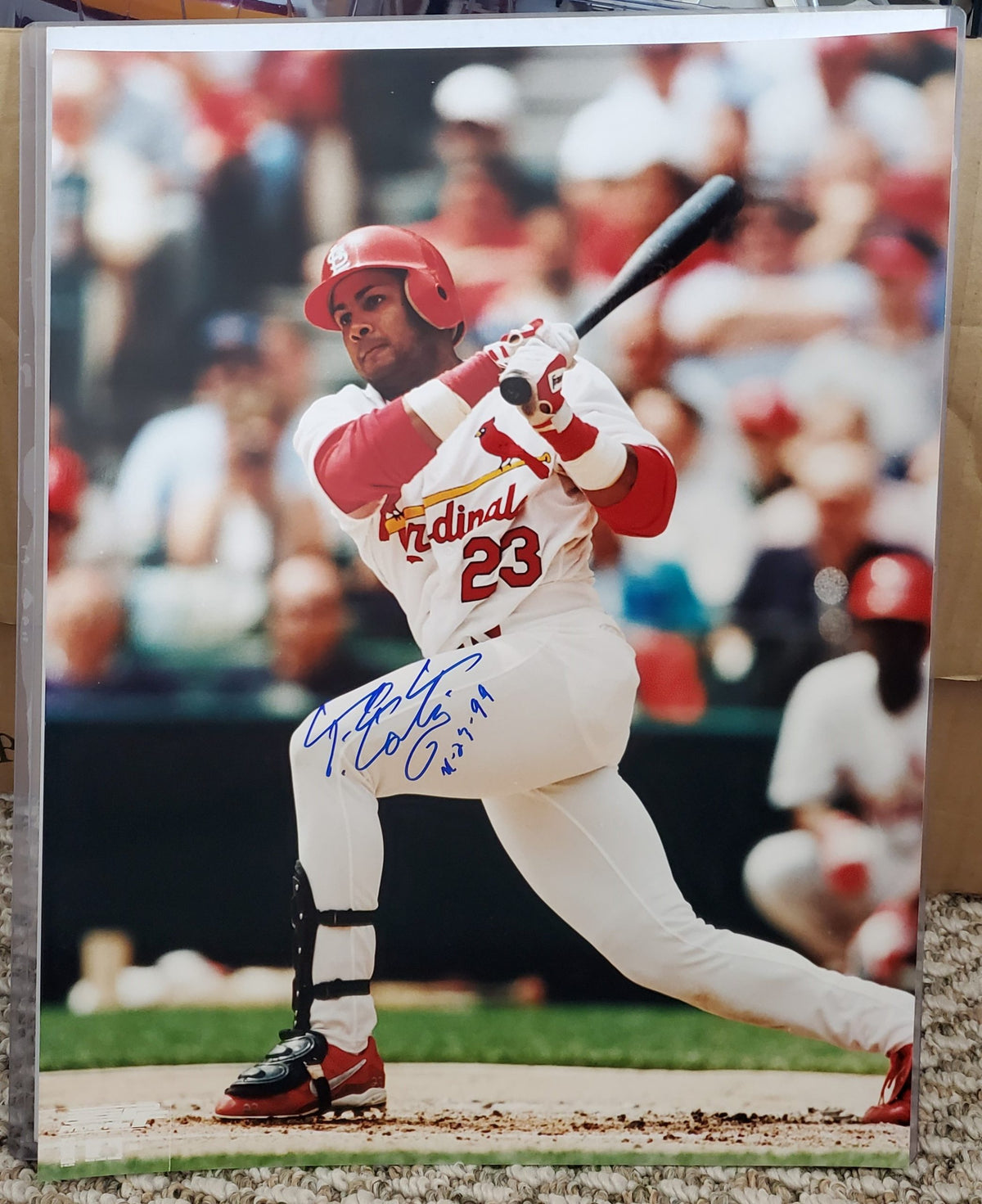 Autographed FERNANDO TATIS St. Louis Cardinals 11x14 Photo