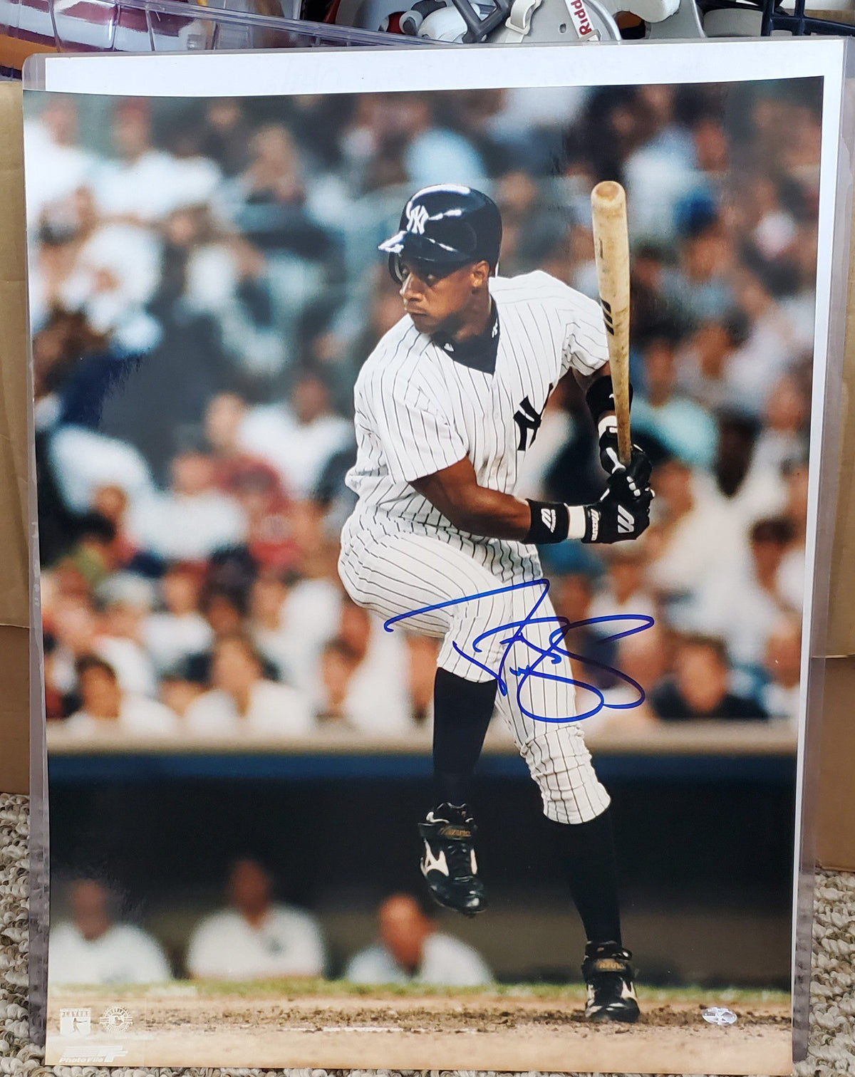 AUTOGRAPHED DARRYL STRAWBERRY 11X14 New York Yankees Photo