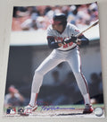Autographed HOF'R ROD CAREW 11x14 California Angels Photo