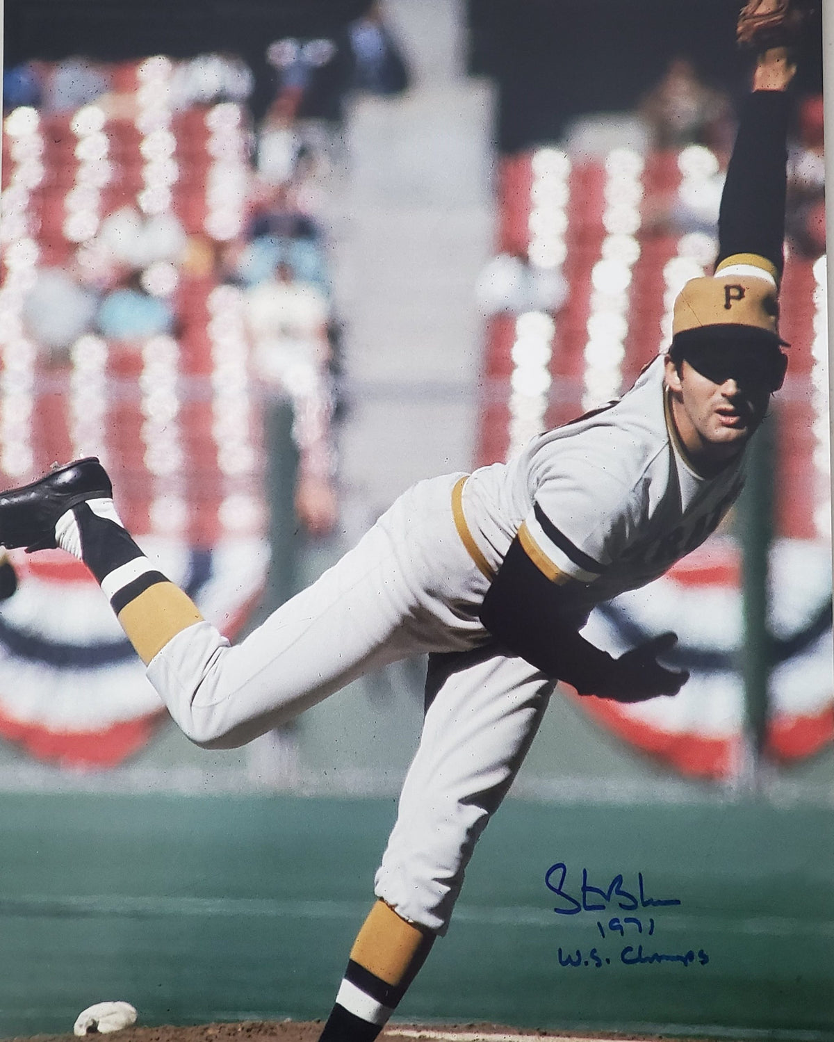 Autographed Steve Blass Pittsburgh Pirates 11x14 Photo