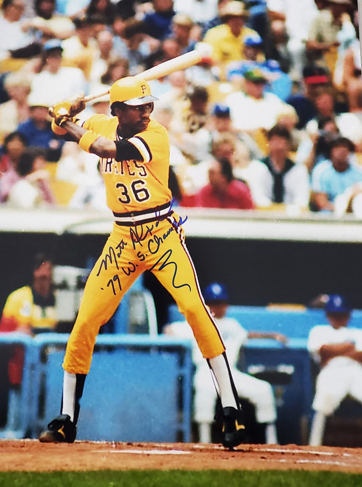 Autographed MATT ALEXANDER 11x14 Pittsburgh Pirates Photo