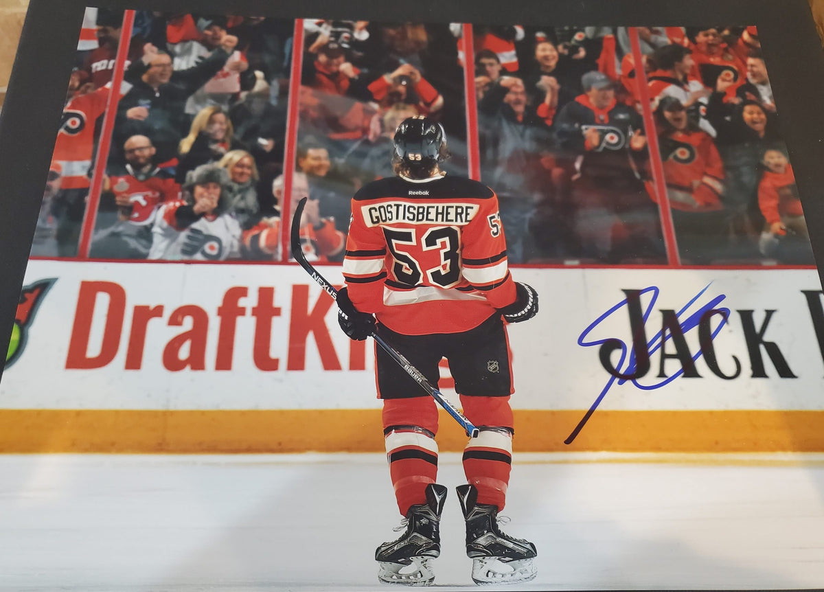 Autographed SHAYNE GOSTISBEHERE 11x14 Philadelphia Flyers Photo