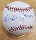 Autographed CHARLIE JAMES Official Major League Baseball