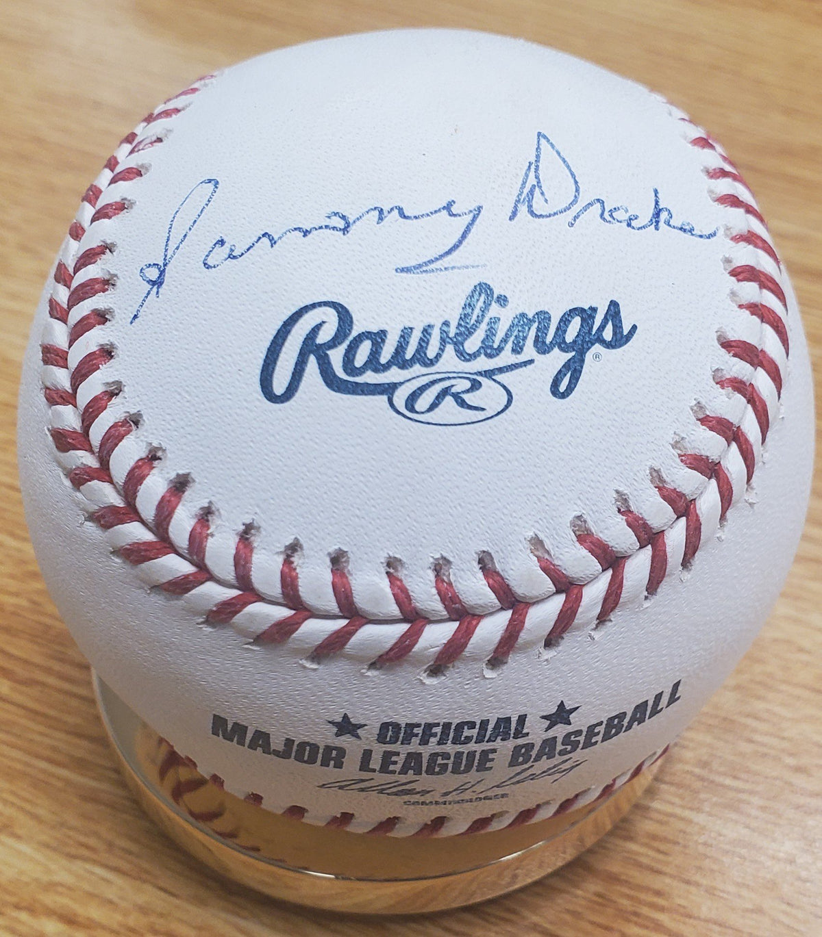 SAMMY DRAKE Autographed Official Major League Baseball