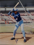 AUTOGRAPHED GEORGE BELL 11X14 Toronto Blue Jays photo