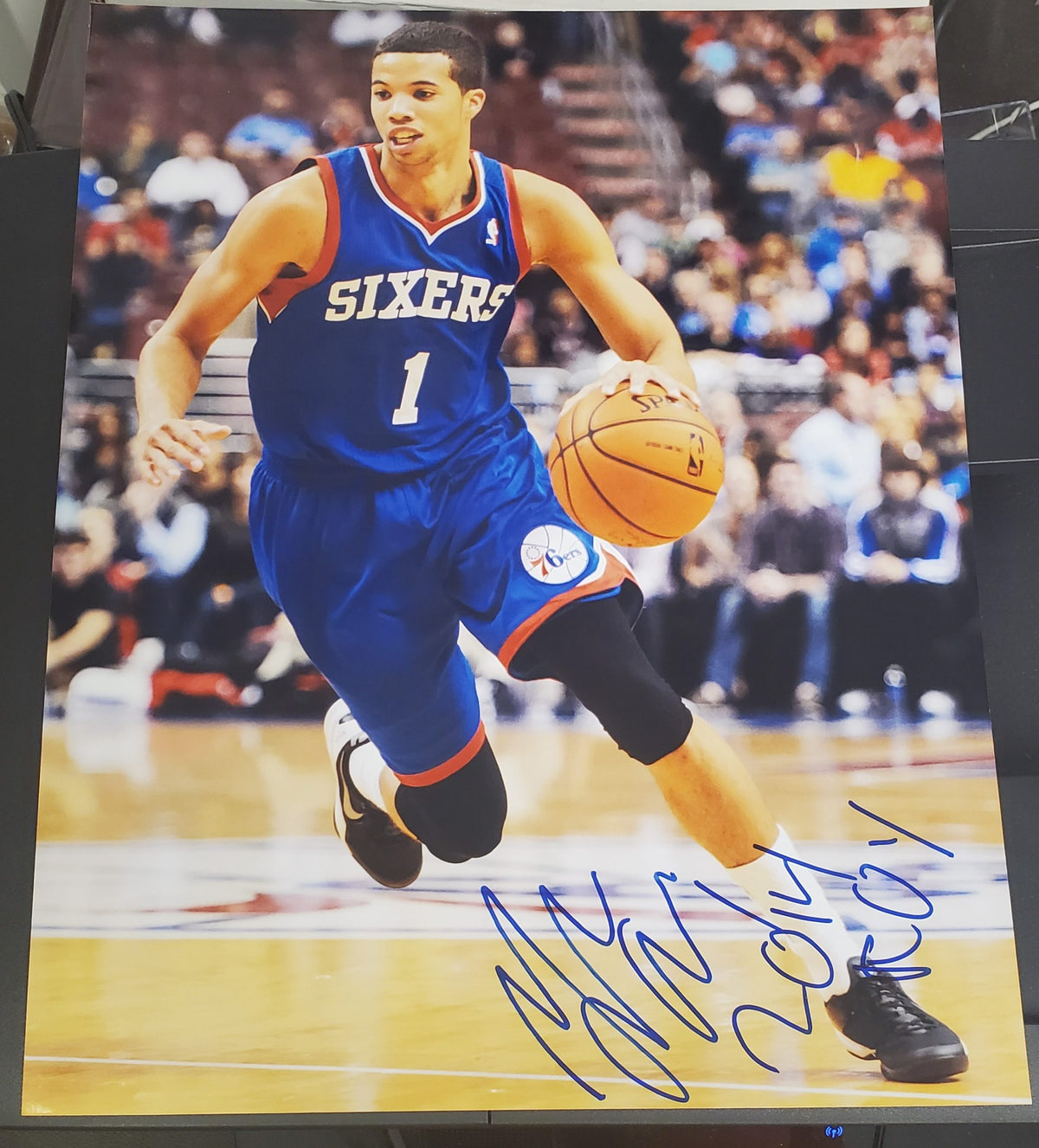 AUTOGRAPHED MICHAEL CARTER-WILLIAMS 11X14 Philadelphia 76'ers photo