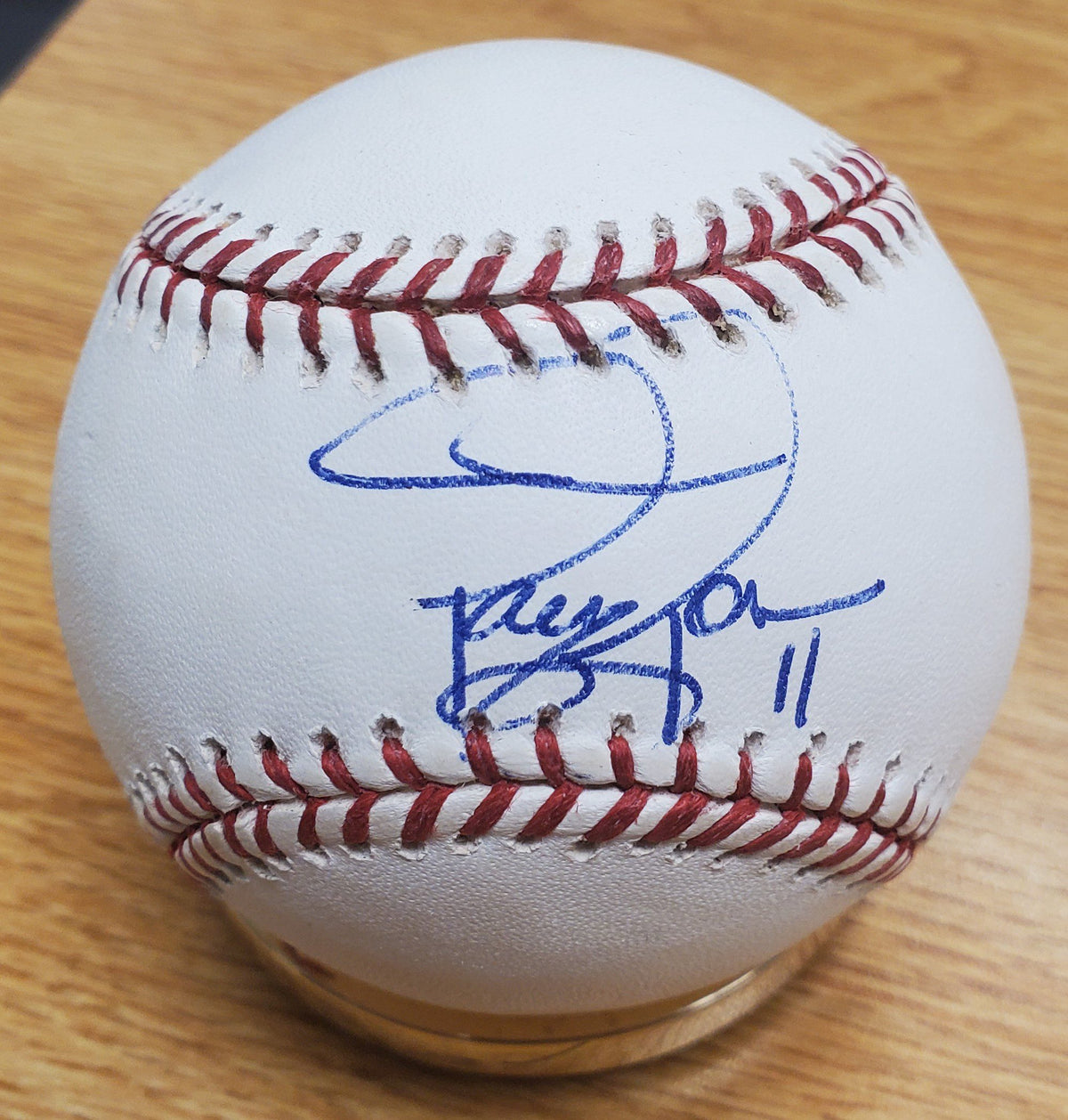 Autographed JACQUES JONES Official Major League Baseball