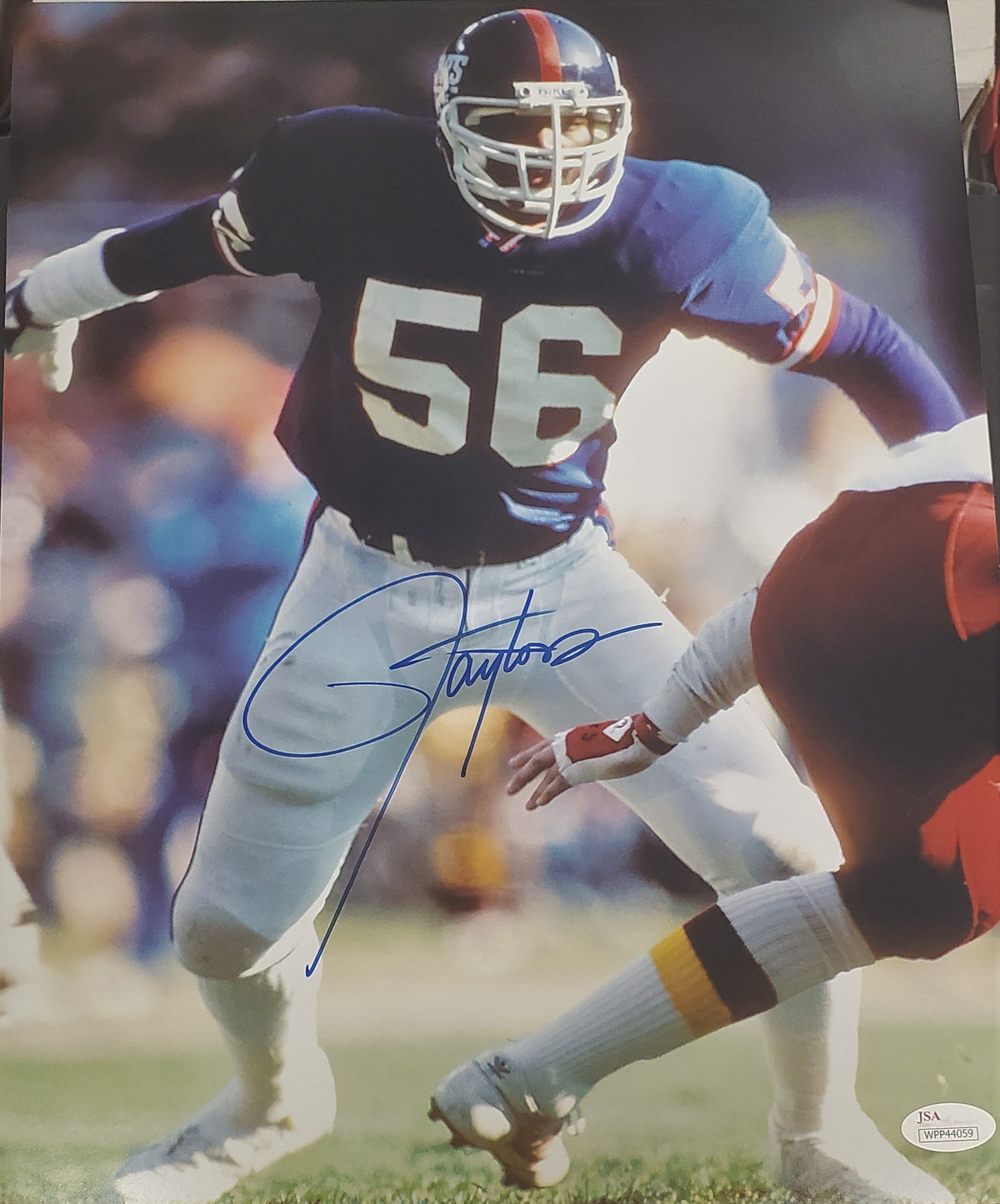 Autographed Lawrence Taylor New York Giants 11X14 Photo JSA