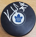 Autographed KEN WREGGET Toronto Maple Leafs Hockey Puck