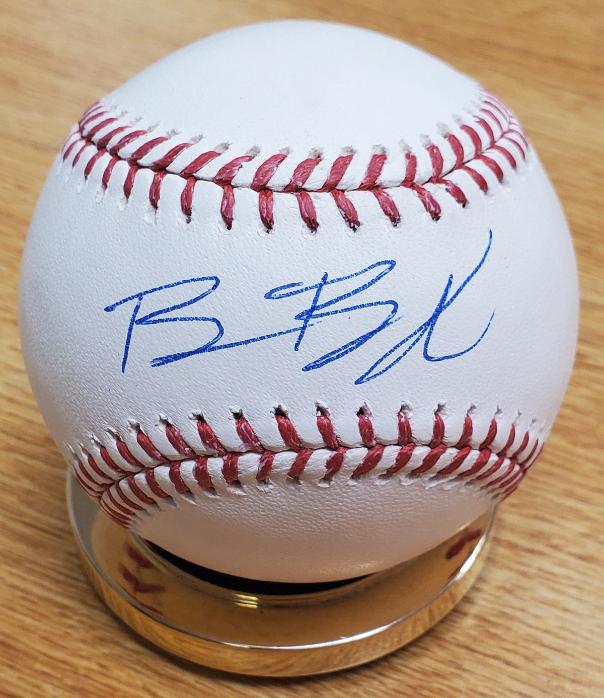 Autographed BEN BOWDEN Rawlings Official Major League Baseball