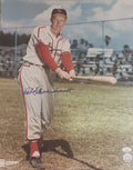 Autographed Red Schoendienst St. Louis Cardinals 16x20 Photo with JSA COA