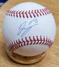 Autographed HOY JUN PARK Rawlings Official Major League Baseball