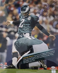 Autographed DAVID AKERS Philadelphia Eagles 16x20 Photo - JSA