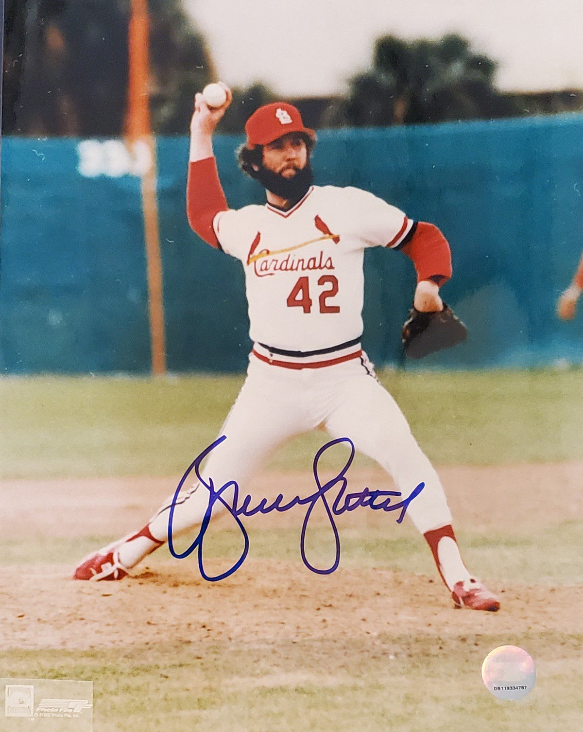 Autographed  BRUCE SUTTER 11x14 St. Louis Cardinals Photo