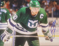 AUTOGRAPHED RON FRANCIS 11X14 Hartford Whalers Photo JSA