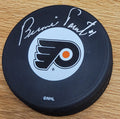 AUTOGRAPHED BERNIE PARENT Philadelphia Flyers Puck