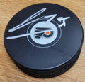 Autographed JAMES VAN RIEMSDYK Philadelphia Flyers Hockey Puck