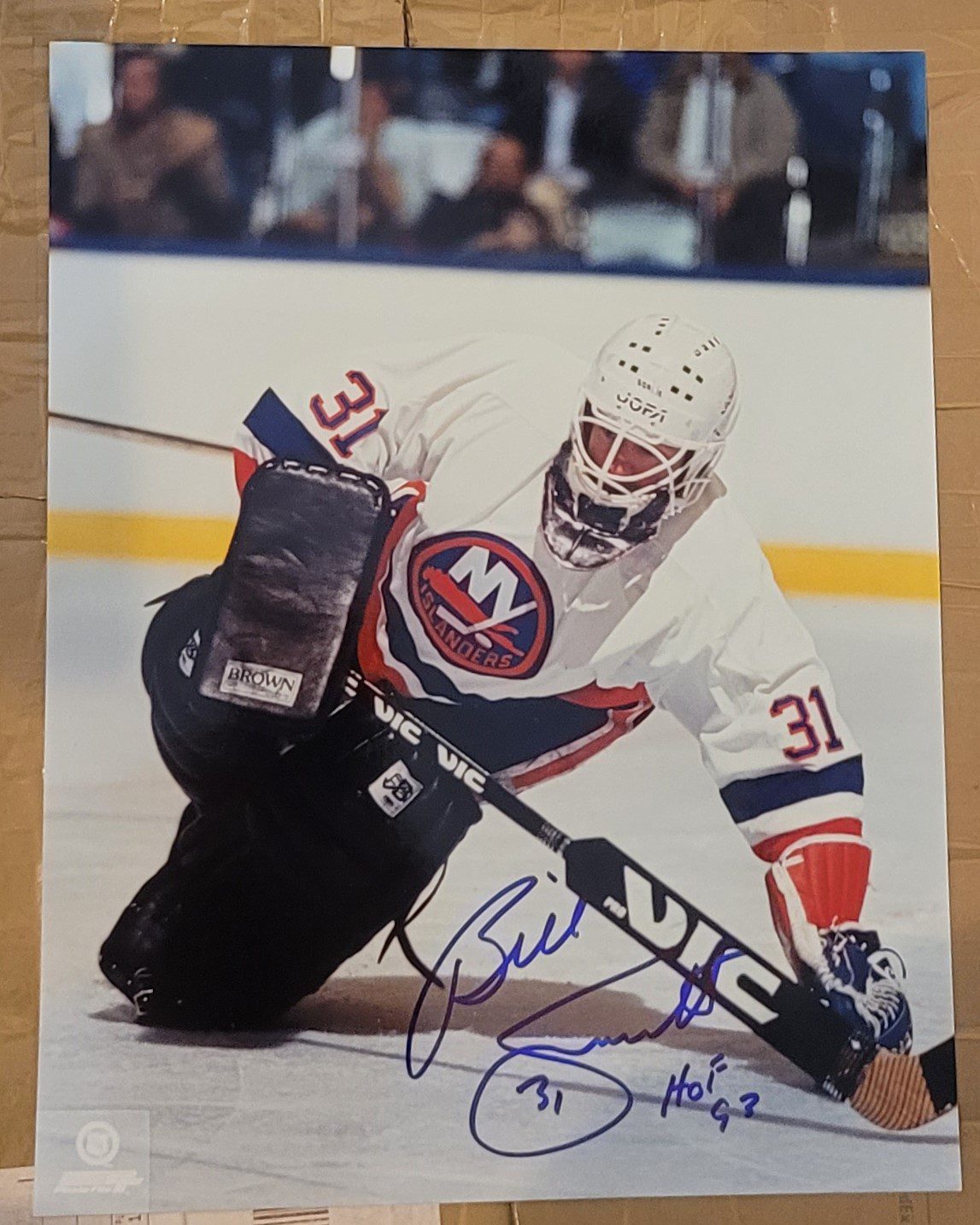 Autographed BILLY SMITH 11x14 New York Islanders Photo