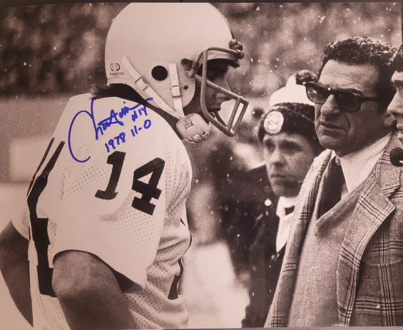 Autographed CHUCK FUSINA Penn State Nittany Lions 11x14 photo