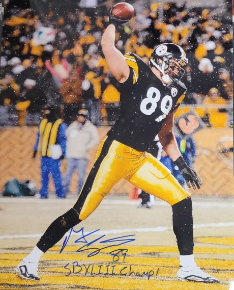 Autographed MATT SPAETH "SB 43 Champ" 11x14 Pittsburgh Steelers photo