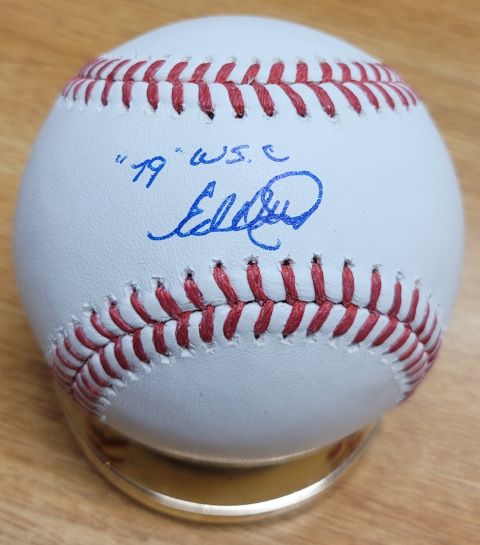 Autographed ED OTT "79 WSC" Official Major League Baseball