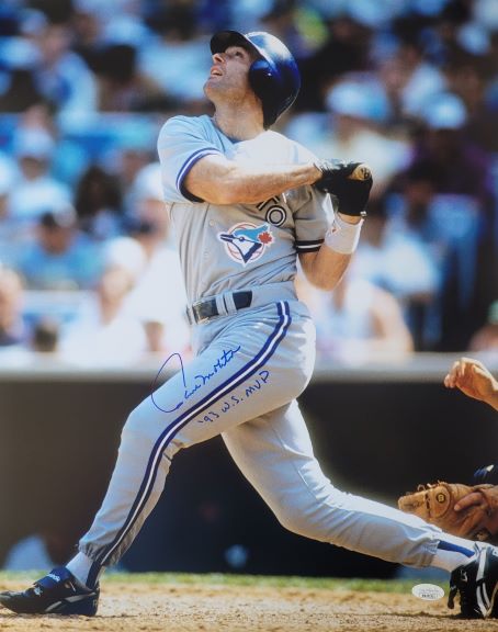 Autographed  PAUL MOLITOR "93 WS MVP" 16x20 Toronto Blue Jays Photo JSA