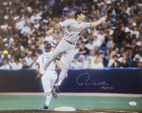 Autographed  PAUL MOLITOR "HOF 04" 16x20 Milwaukee Brewers Photo JSA